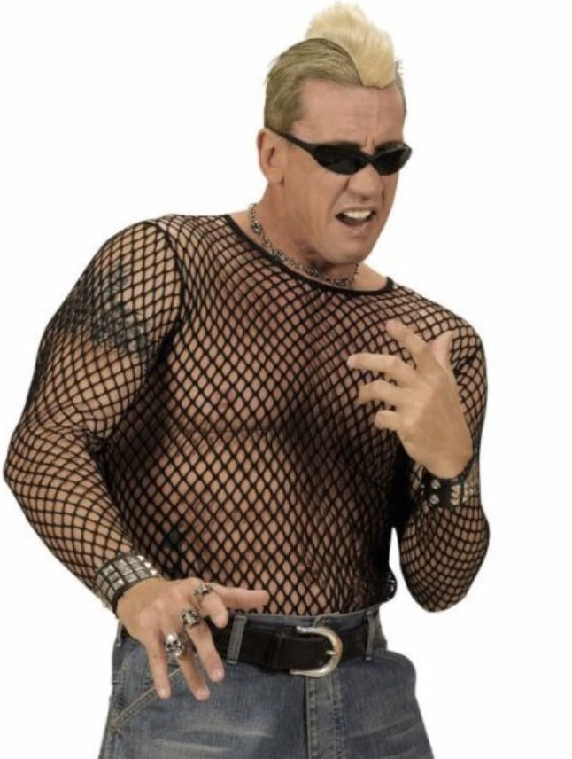 Netzshirt Punk für Herren & Damen