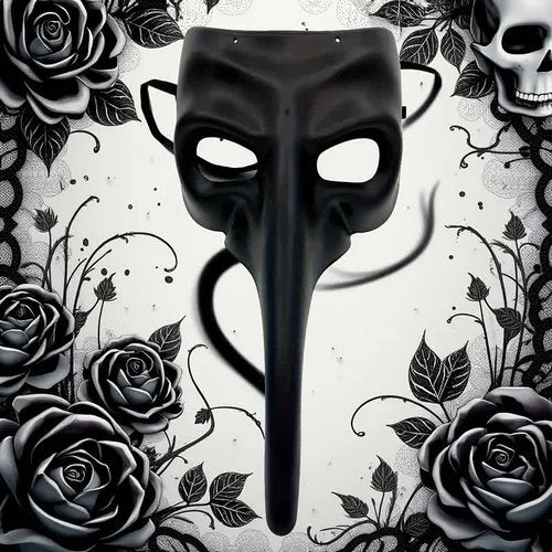 Pestdoktor Maske – venezianische Vogelmaske