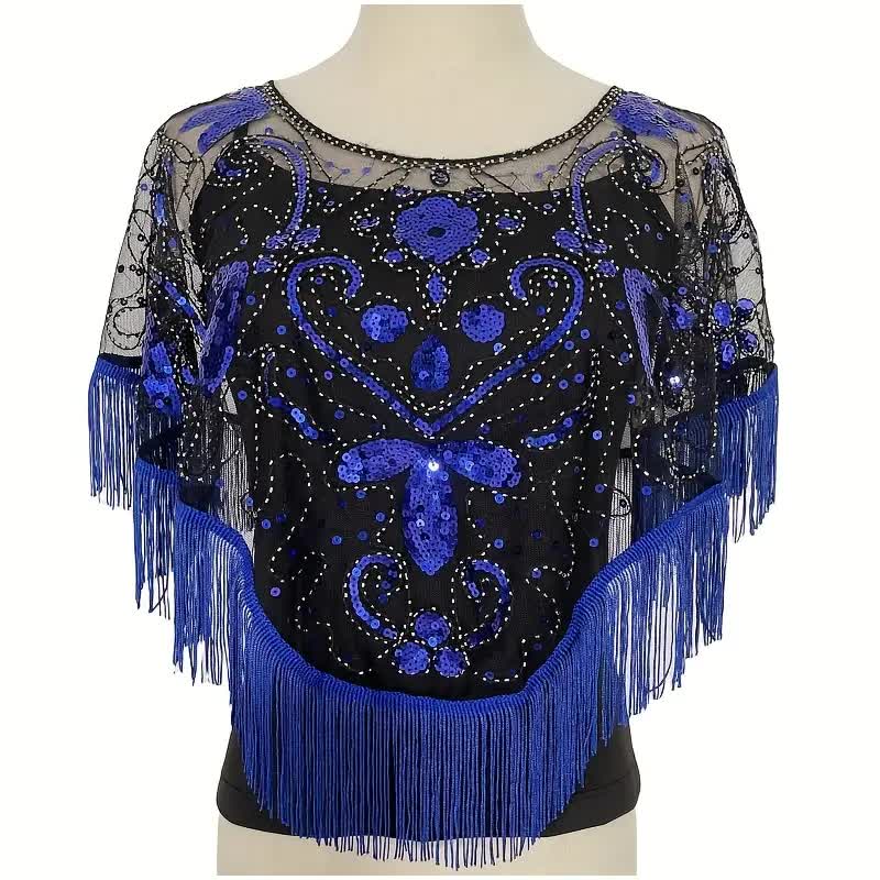 20er Jahre Cape – Vintage Poncho Gatsby