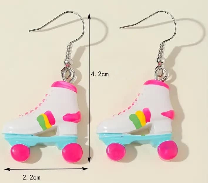 Rollschuh Ohrringe – Roller Disco