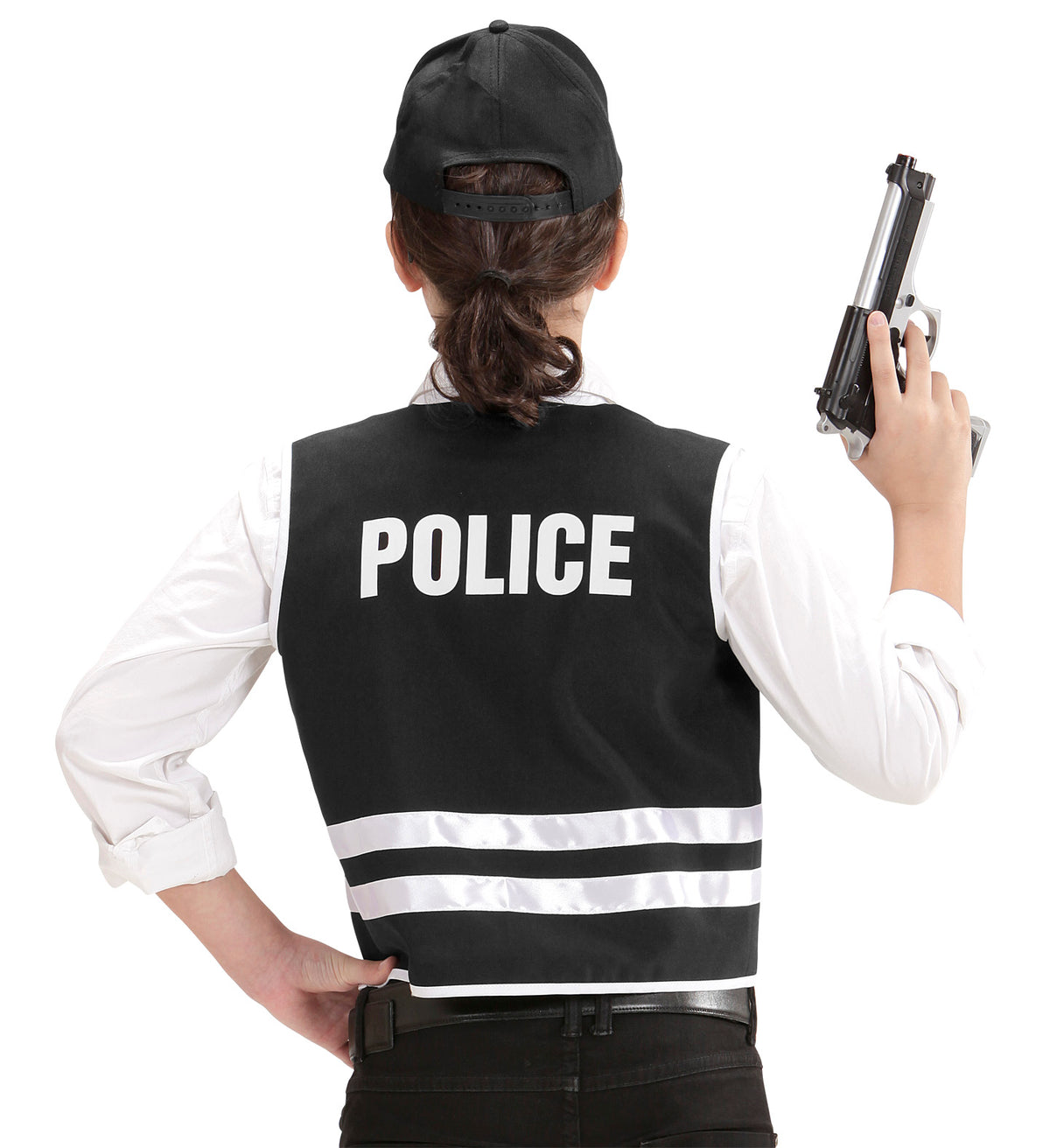 Polizei Weste für Kinder mit Police Mütze