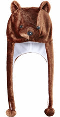 Grizzly Bär Mütze – Plüsch Tiermütze