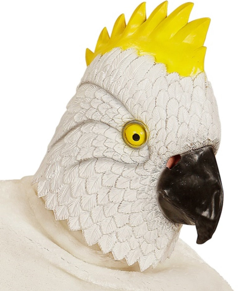 Kakadu Latexmaske – Vogelmaske