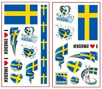 Schweden Tattoos – Fussball Fanartikel