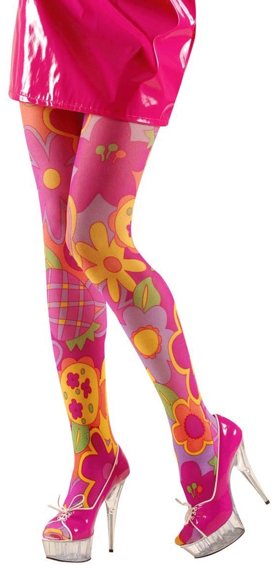 Hippie Strumpfhose – Flower Power