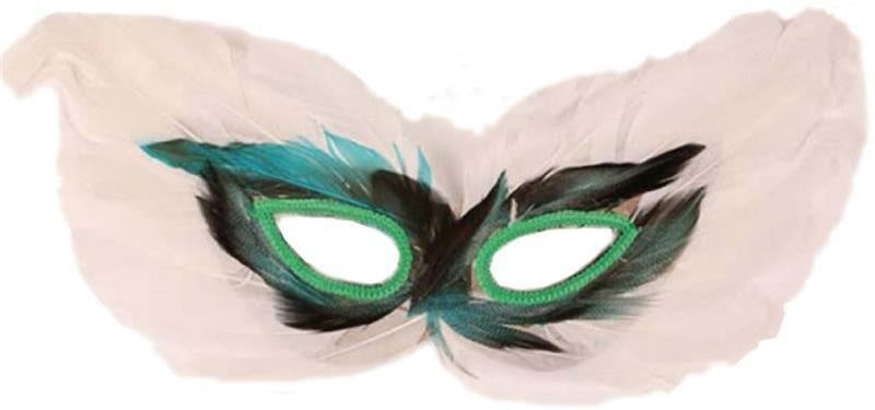 Federmaske Dekoration - Augenmaske Erwachsene