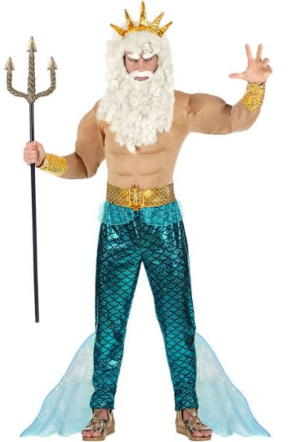Meeresgott Kostüm Poseidon & Aquaman