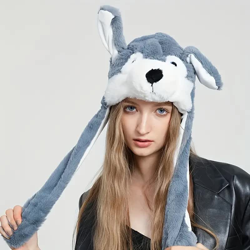 Wolf Mütze mit Wackelohren