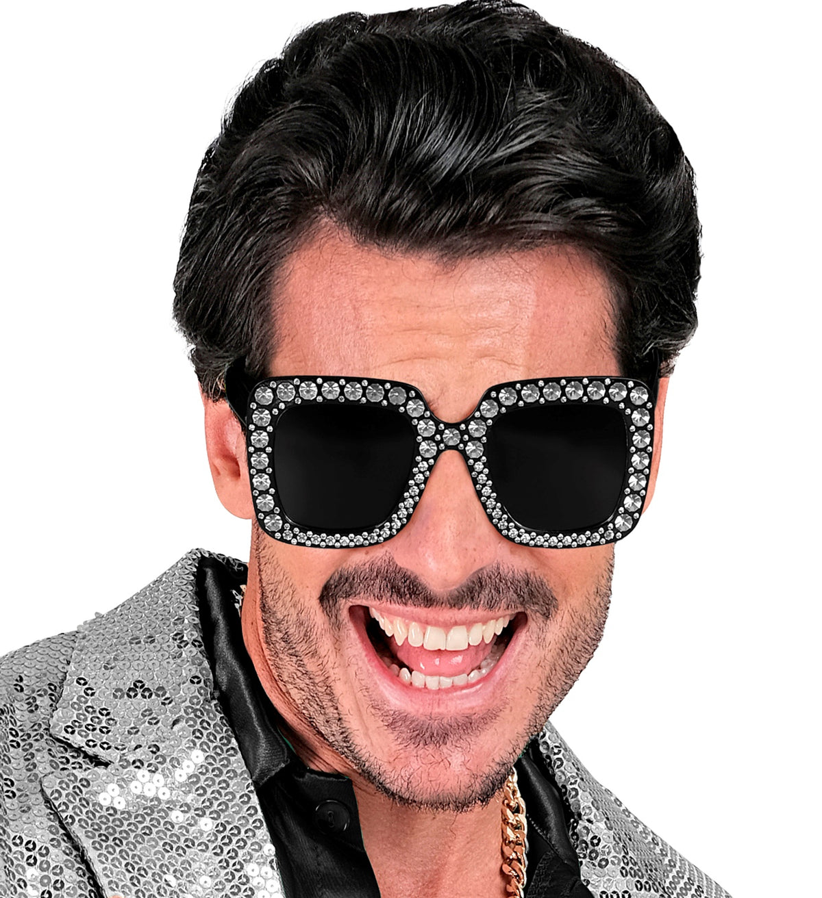 Strass Brille – Glamour Partybrille