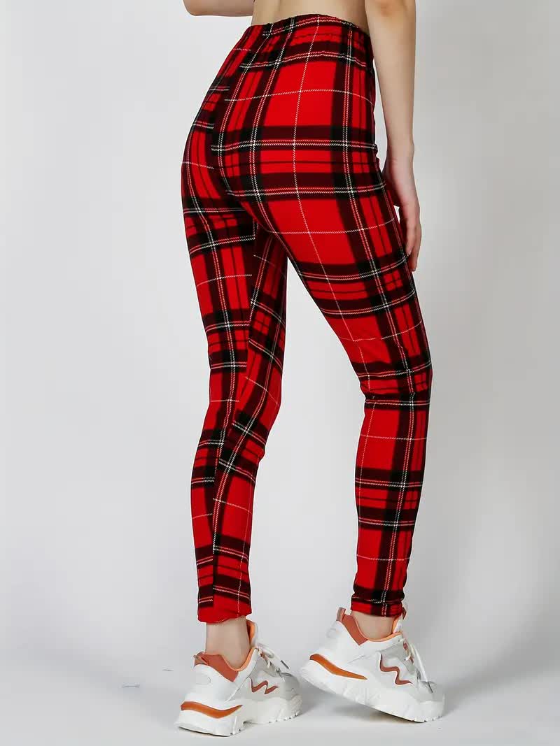 Karo Leggings – Punk & Schotten Look
