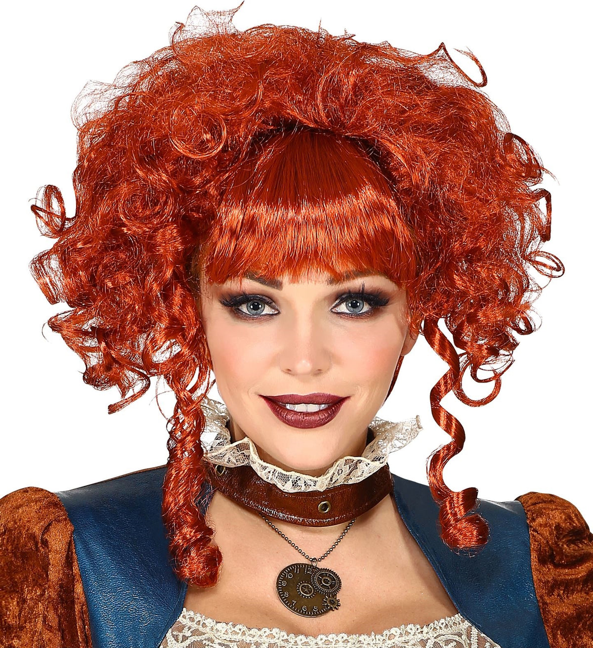 Steampunk Perücke Hochsteckfrisur für Damen