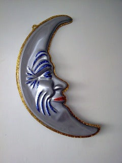Mond Dekoration – Venezianische Luna Maske