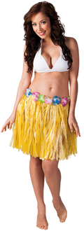 Hawaiirock mit Blumen – dehnbarer Blumenrock