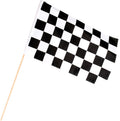 Formel 1 Fahne mit Stange – Zielflagge