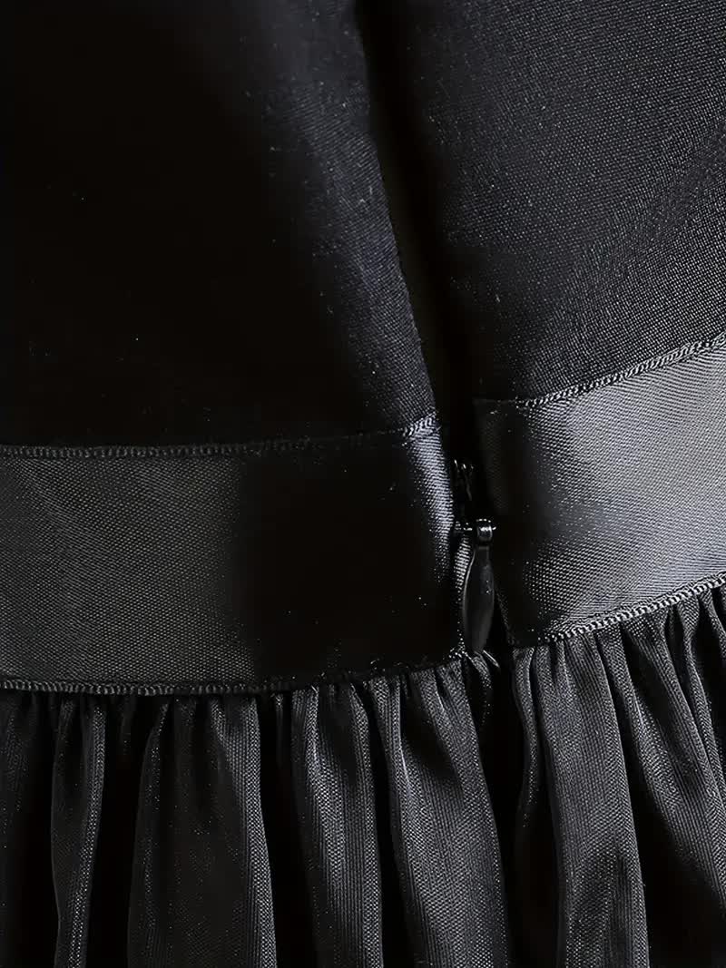 Wednesday Ballkleid für Mädchen – Addams Family