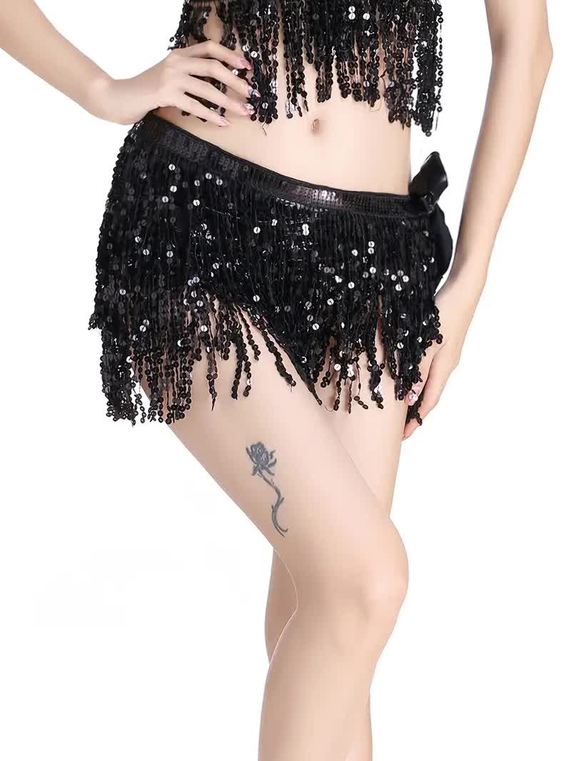 Pailletten Hüfttuch – Festival Dance Skirt