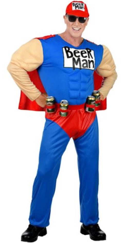 Super Beerman Kostüm – Bier Superheld