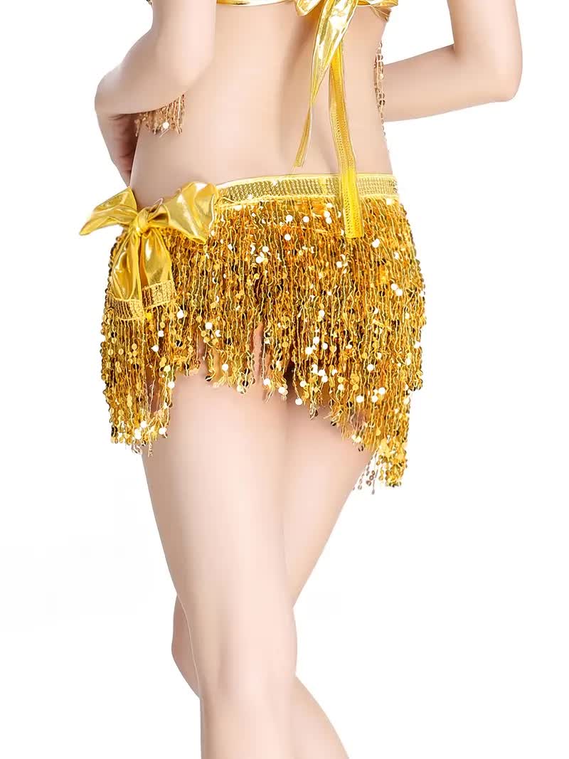 Pailletten Hüfttuch – Festival Dance Skirt