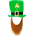 Kobold Zylinder mit Bart – St. Patricks Day Hut