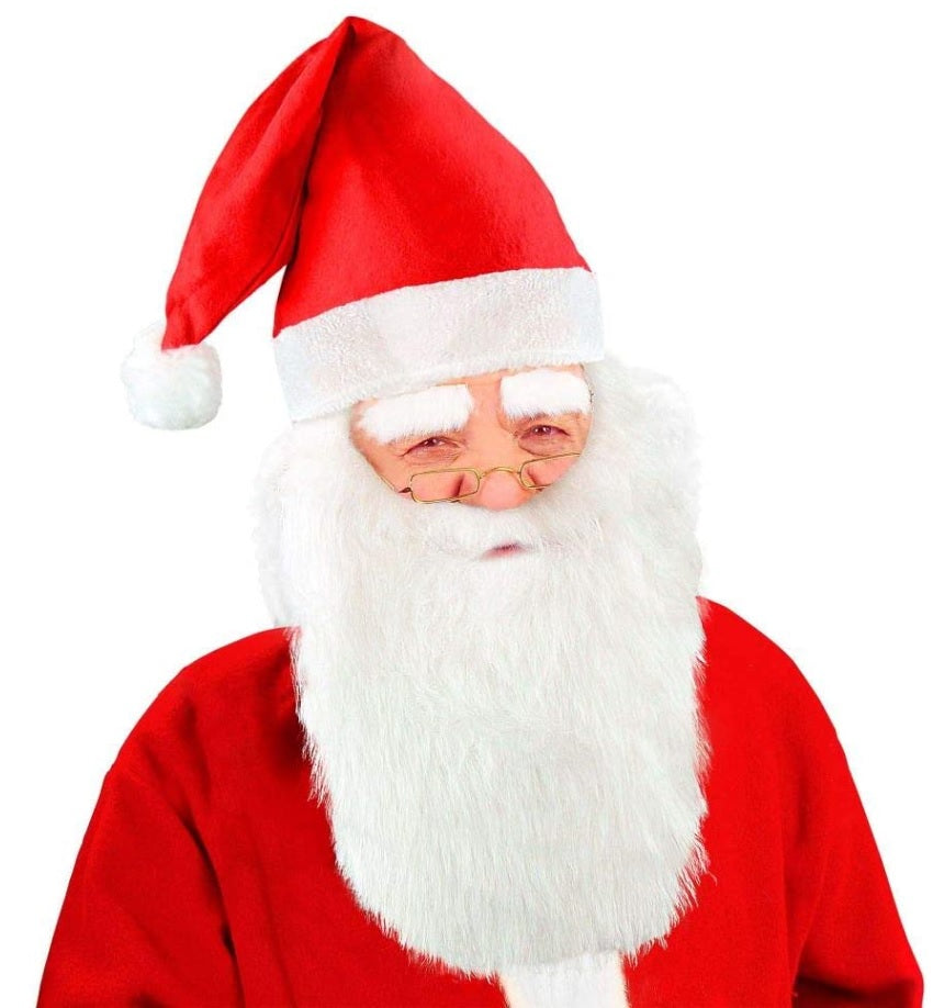 Samichlaus Mütze mit Bart – Weihnachtsmütze