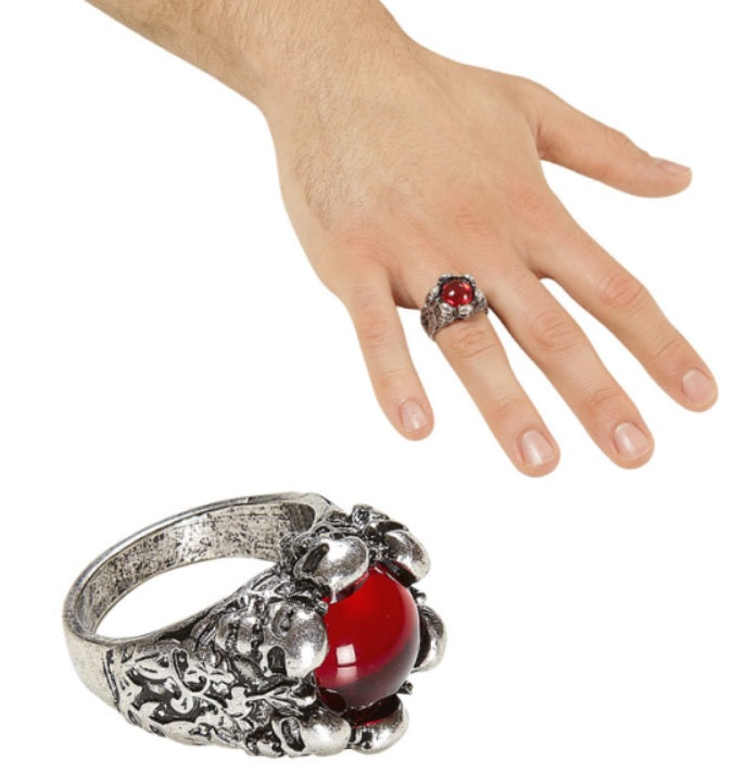 Vampir Fingerring für Halloween und Krimidinner