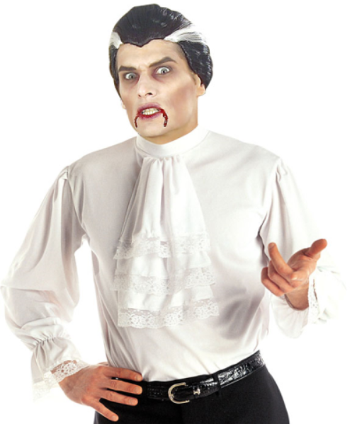 Edelmann Hemd mit Jabot – für Vampir, Schotten und Barock