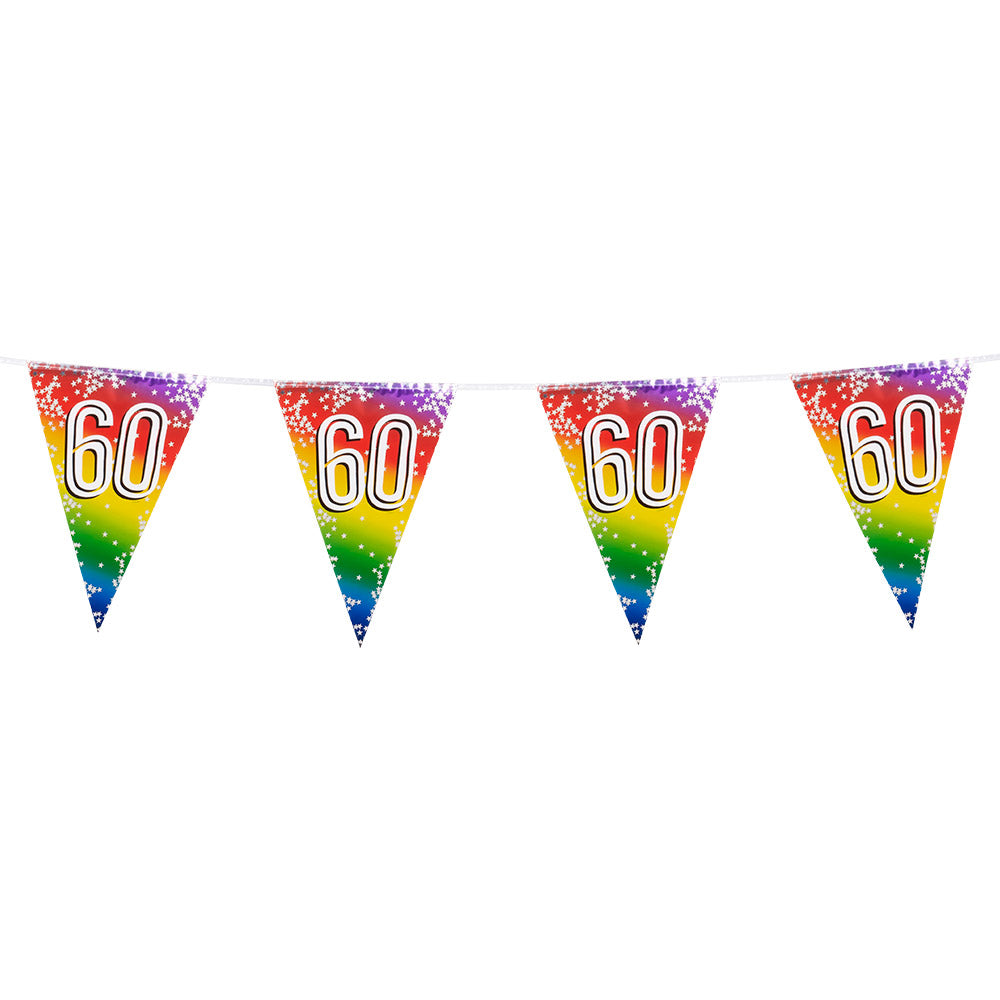 Wimpelkette zum 60. Geburtstag