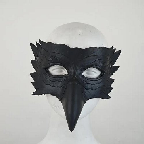 Mystische Krähe Augenmaske