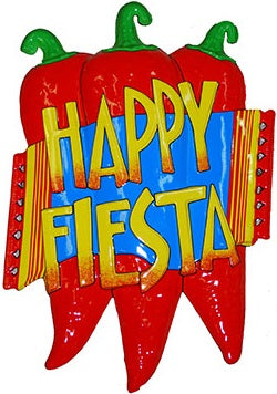 Fiesta Mexicana Wanddeko Chili