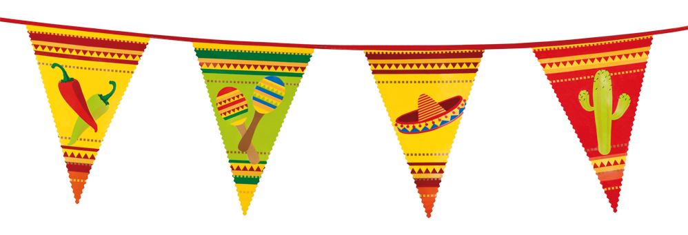 Mexiko Girlande – Fiesta Mexicana Wimpelkette