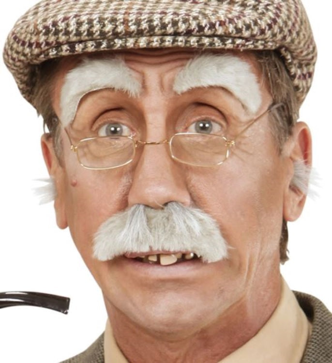 Grossvater Schnauz mit Augenbrauen