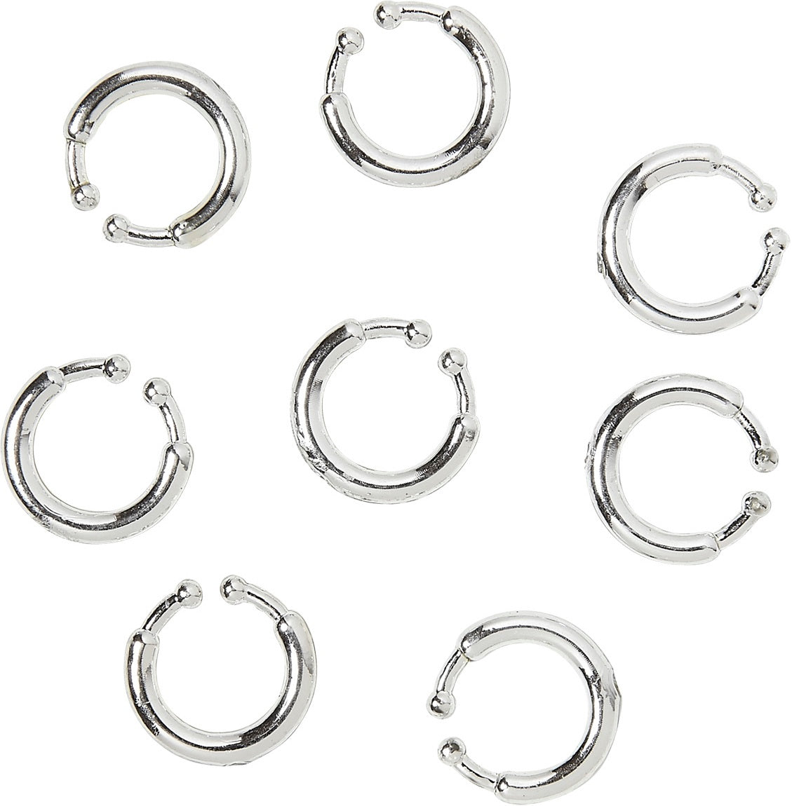 Fake Piercings – 8 Stück