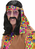Hippie Perücke Herren – 70er Jahre
