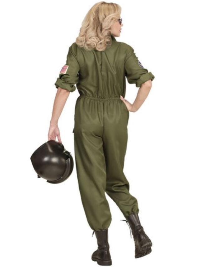 Pilotin Kostüm Damen – Kampfjet Overall