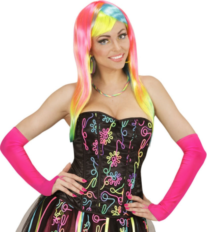 Satinhandschuhe – 80er Party