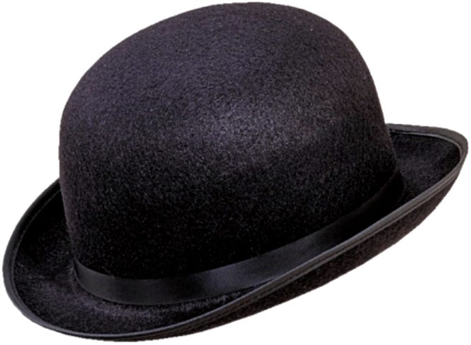 schwarze Charlie Chaplin Melone – Bowler Hut