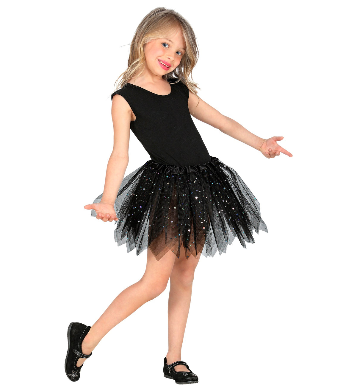 Petticoat mit Glitzer für Kinder – Engel Tutu