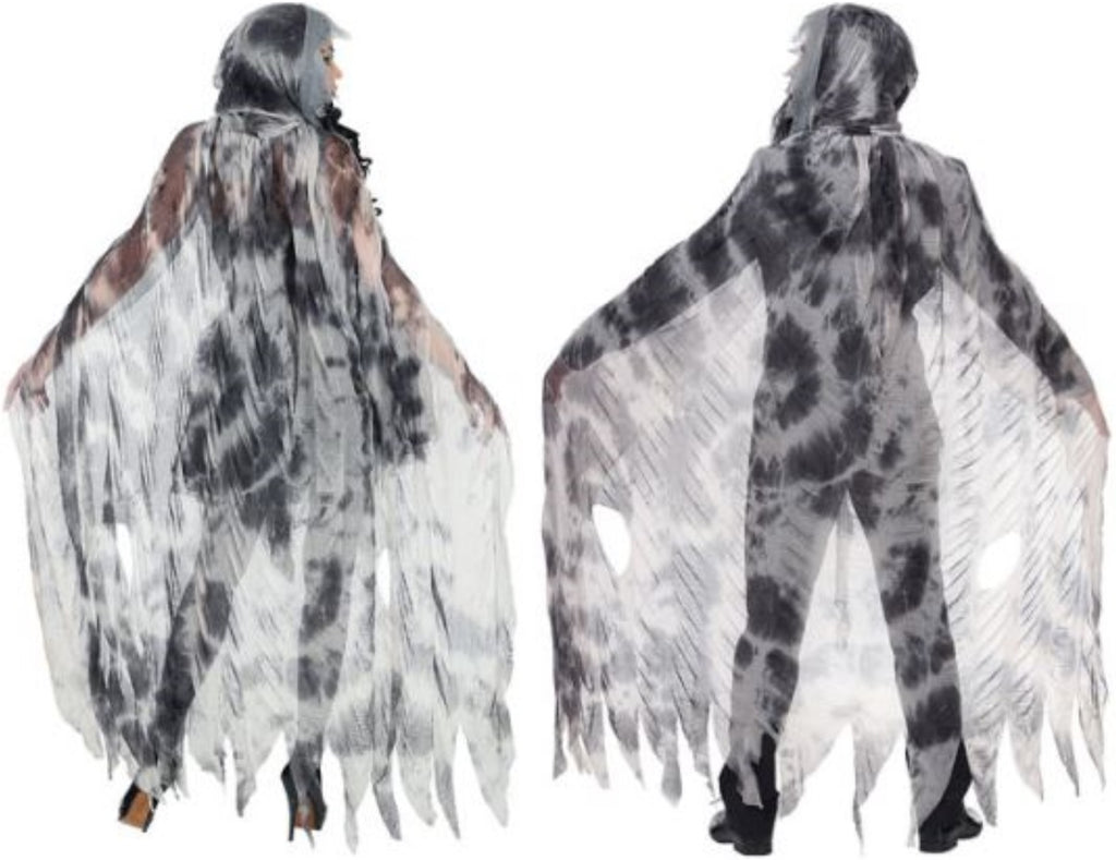 Spooky Umhang mit Fetzen – Voodoo