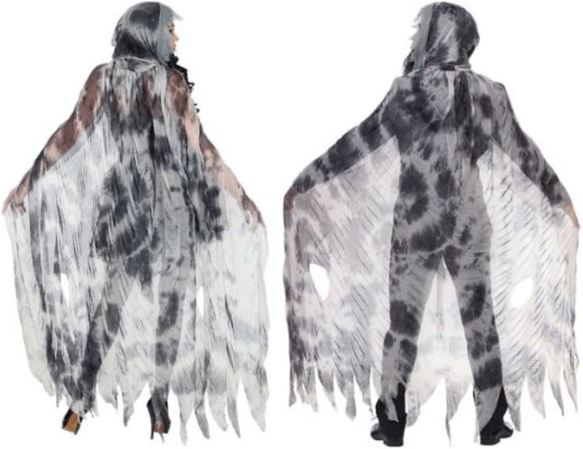 Spooky Umhang mit Fetzen – Voodoo
