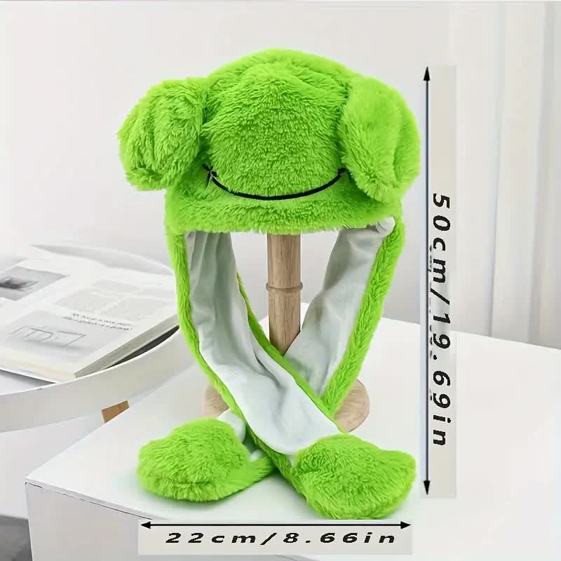 Frosch Mütze mit Wackelohren