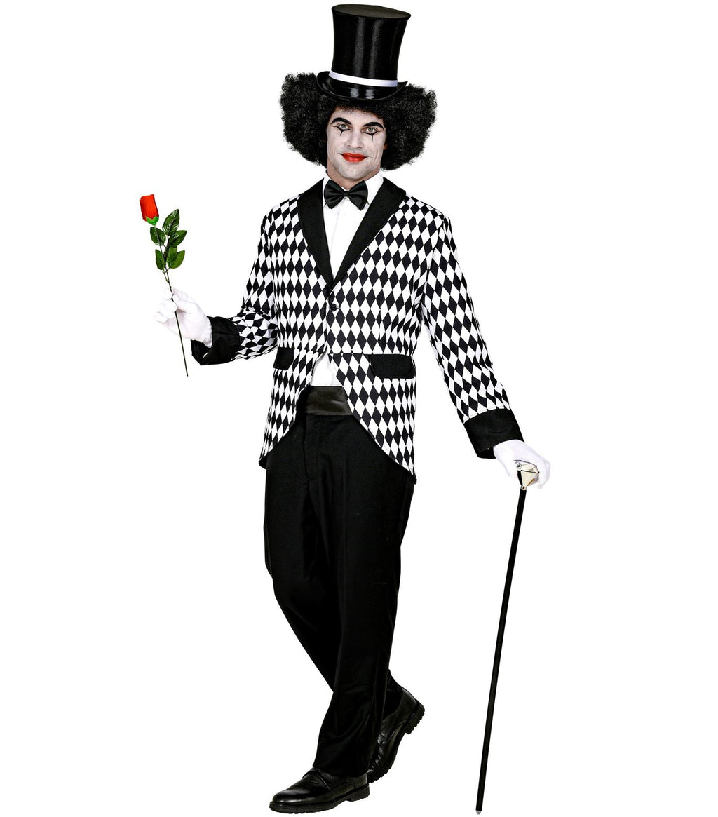 Pantomime Kostüm Pierrot Harlekin Frack