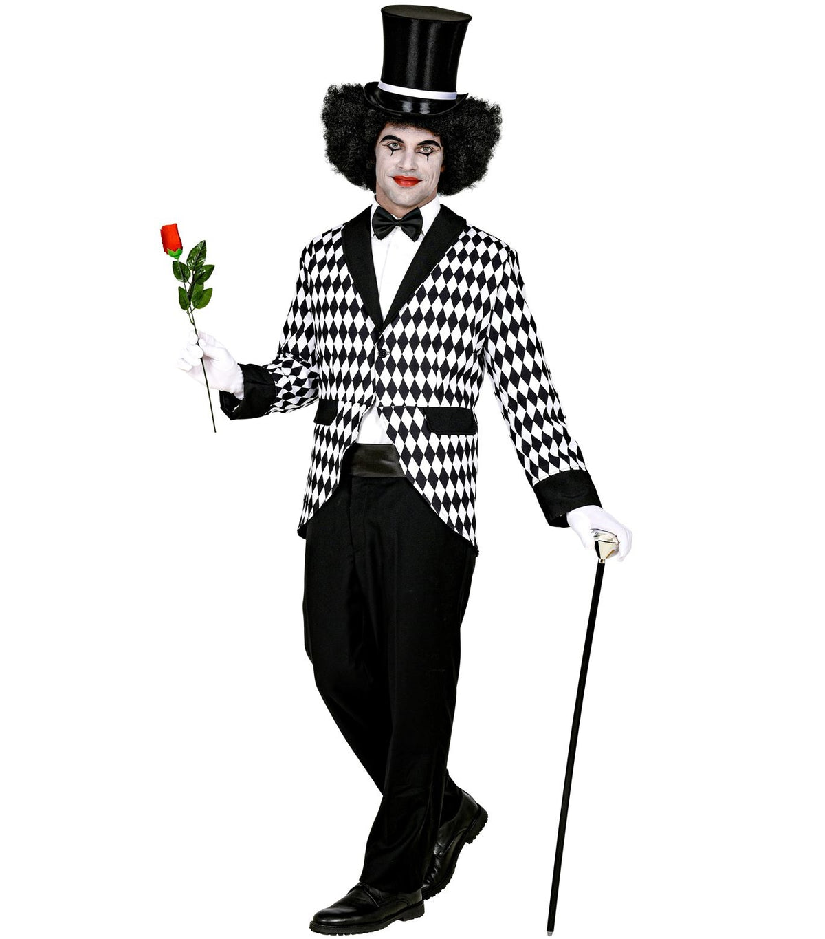 Pantomime Kostüm Pierrot Harlekin Frack