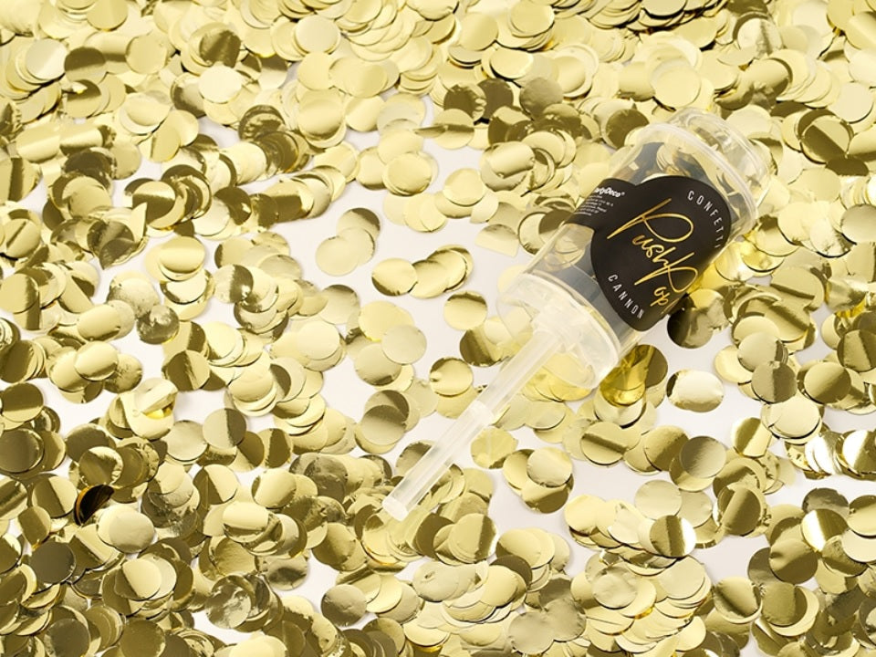 Konfetti Pusher für Silvester & Jubiläum