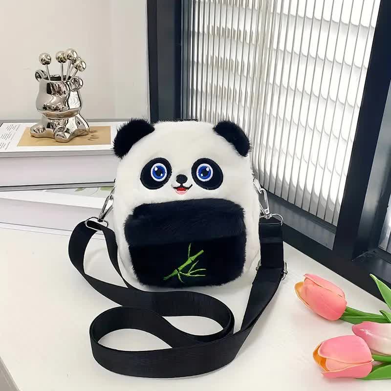 Panda Tasche – Plüsch Handtasche