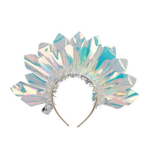 LED Meerjungfrau Haarreif mit Lametta