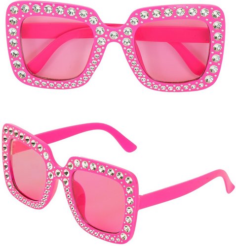 Strass Brille – Glamour Partybrille