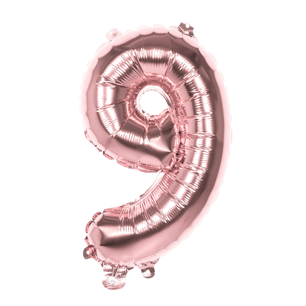 Folienballon Zahl 9 – Geburtstag Deko