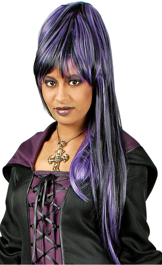 Morticia Perücke – Vampir & Hexe