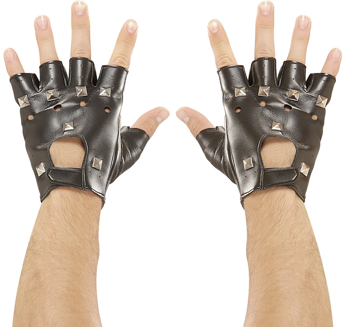 Nietenhandschuhe – Rocker Handschuhe