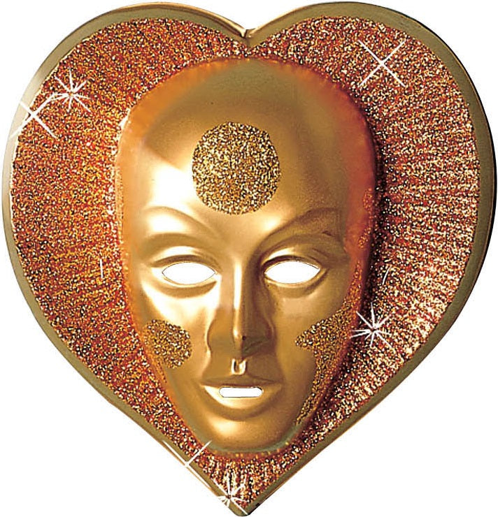 Sonnenherz Maske – Venezianische Deko